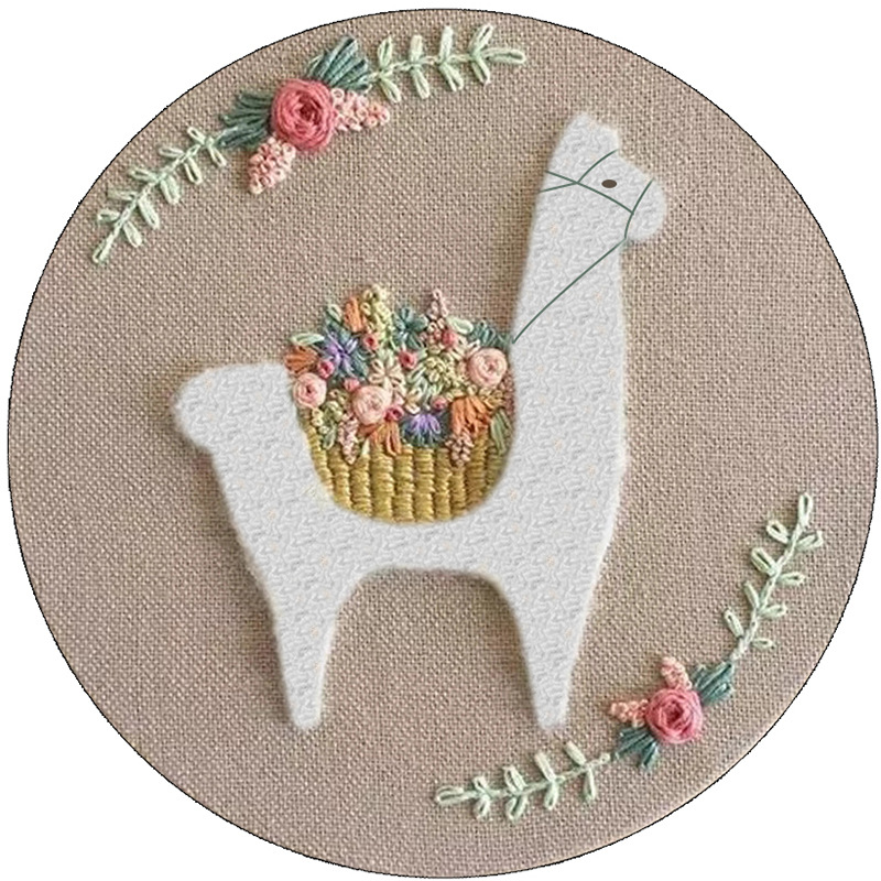 Original New Embroidery Diy Handcrafted Material Package For Beginners 7