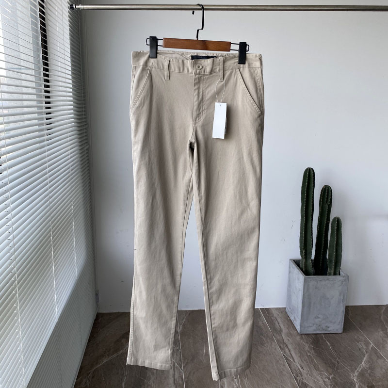 Men's Four-Sided Elastic Autumn Solid Color Pants 4