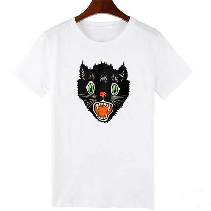 Black Cat Paw Print T-Shirt 3