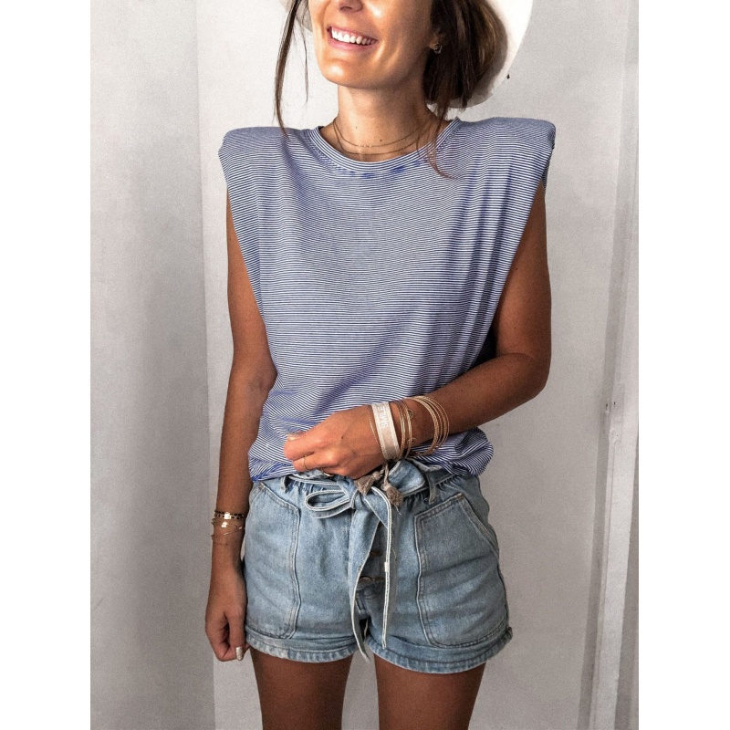 Mercerized Cotton Women's Pullover T-shirt 2