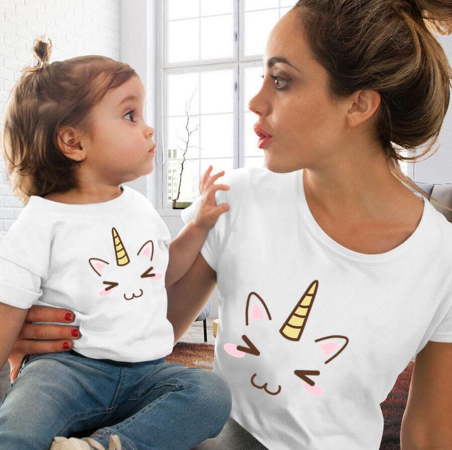 Girls' Red Lip Print T-Shirt 7