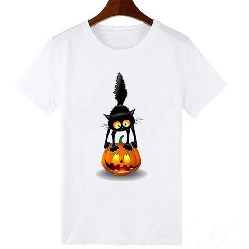 Black Cat Paw Print T-Shirt 10