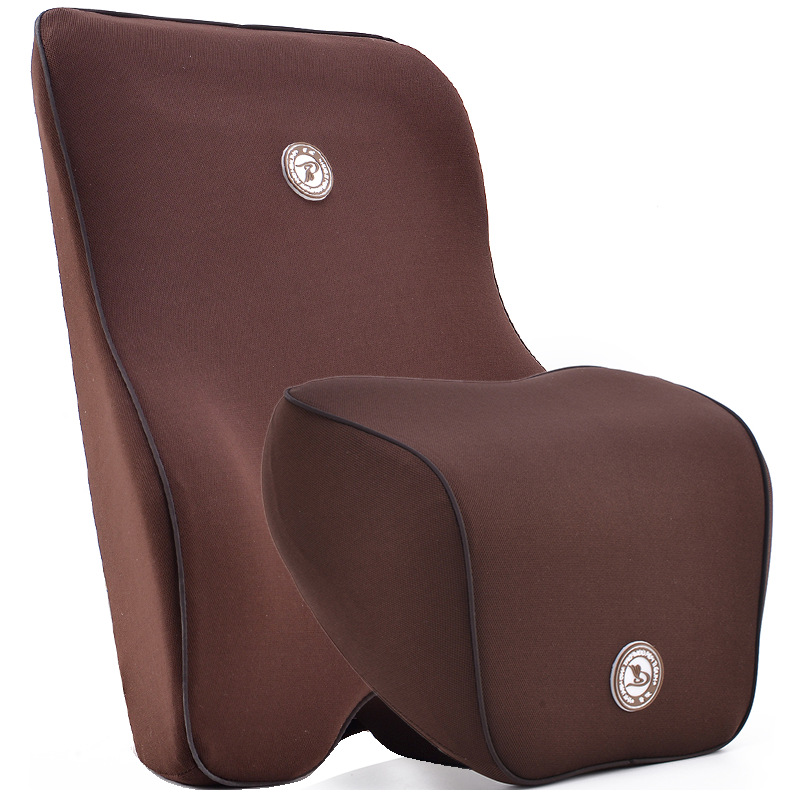 Car Memory Cotton Lumbar Suit Pillow Back Pad Waist Car Interior Seat Four Seasons Universal New Slow Rebound 3