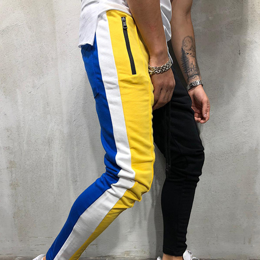 Men's Color Mix Jogger Sweatpants 4