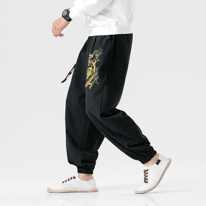 Men's Cotton and Linen Casual Pants 2