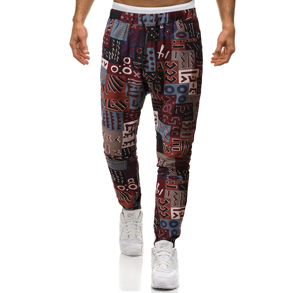 Trendy Retro Ethnic Style Plus Size Harem Pants 6