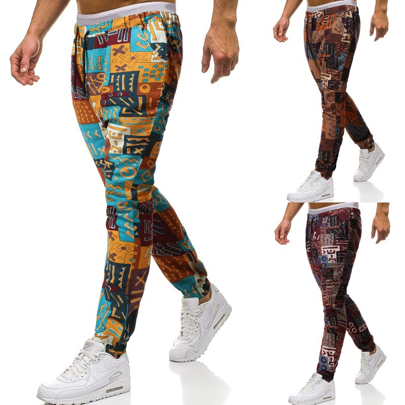 Trendy Retro Ethnic Style Plus Size Harem Pants 4