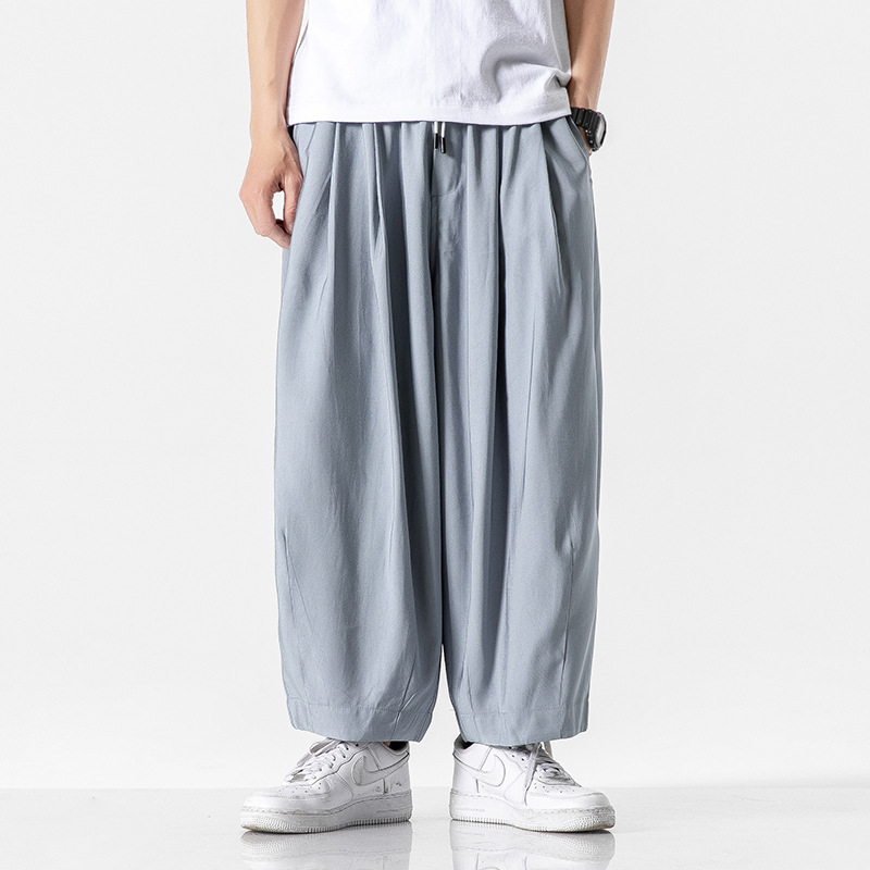 Straight Cropped Harem Pants 5