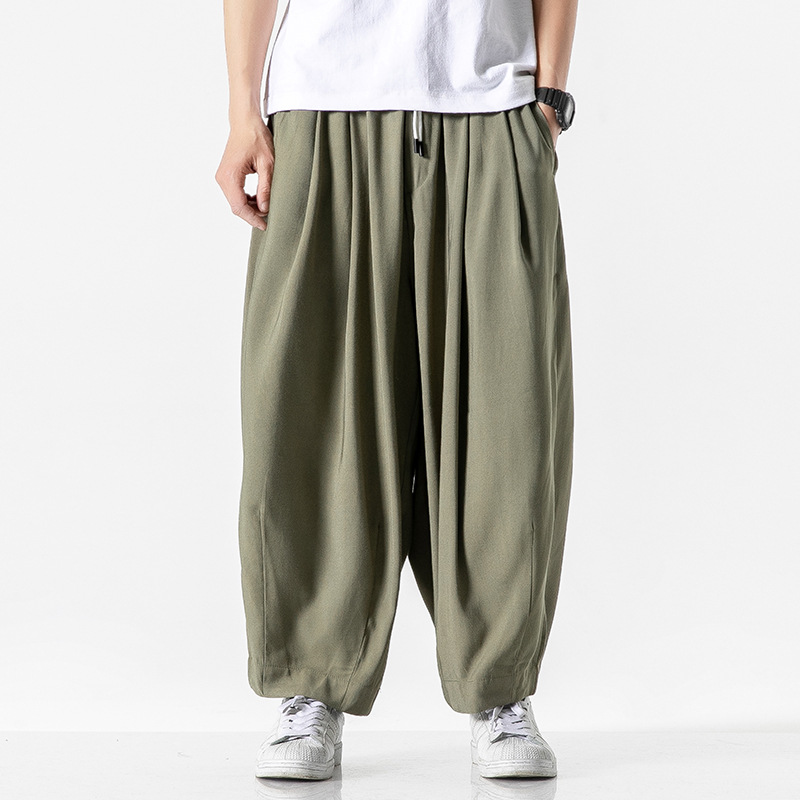 Straight Cropped Harem Pants 3