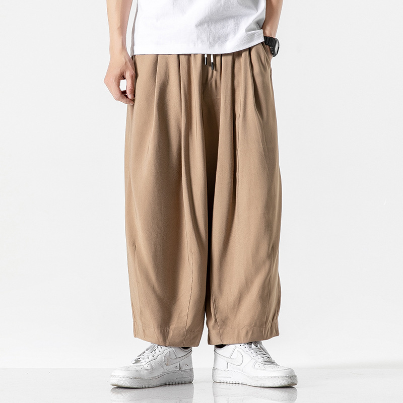 Straight Cropped Harem Pants 4