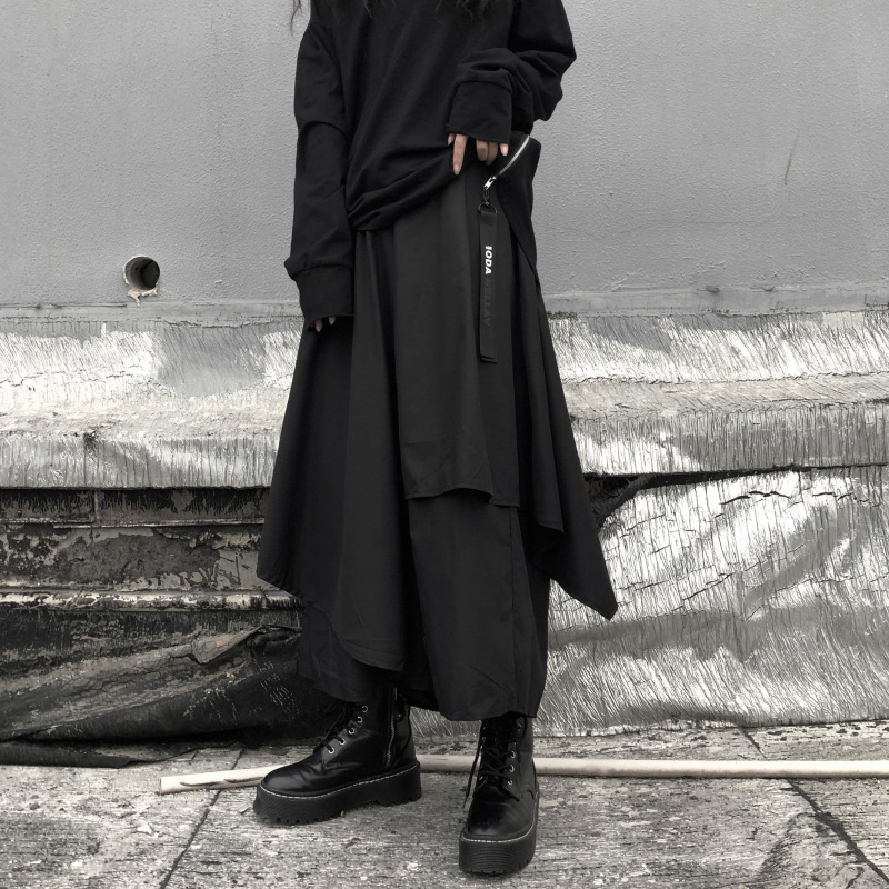 Wide-Leg Hakama Skirt for Women 3