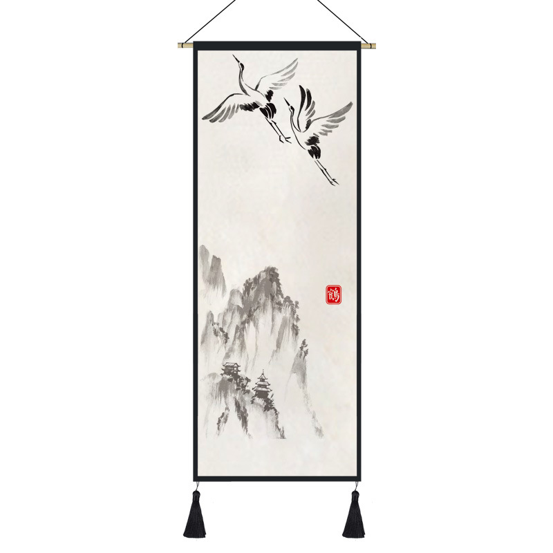 Cloth Painting Living Room Wall Decoration Painting Porch Tapestry Homestay Hanging Cloth 8
