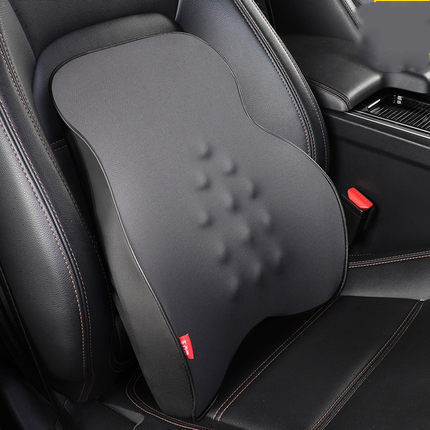 Car Electric Headrest Car Seat Electric Lumbar Cushion Memory Foam Lumbar Support Massage Headrest Lumbar Cushion Set 2