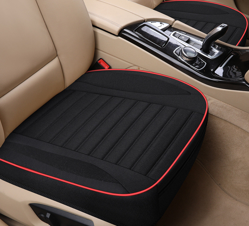 Car Seat Cover,Flax Cushion Seasons Universal Breathable For Most Four-Door Sedan&SUV Ultra-Luxury Car Seat Protection 3