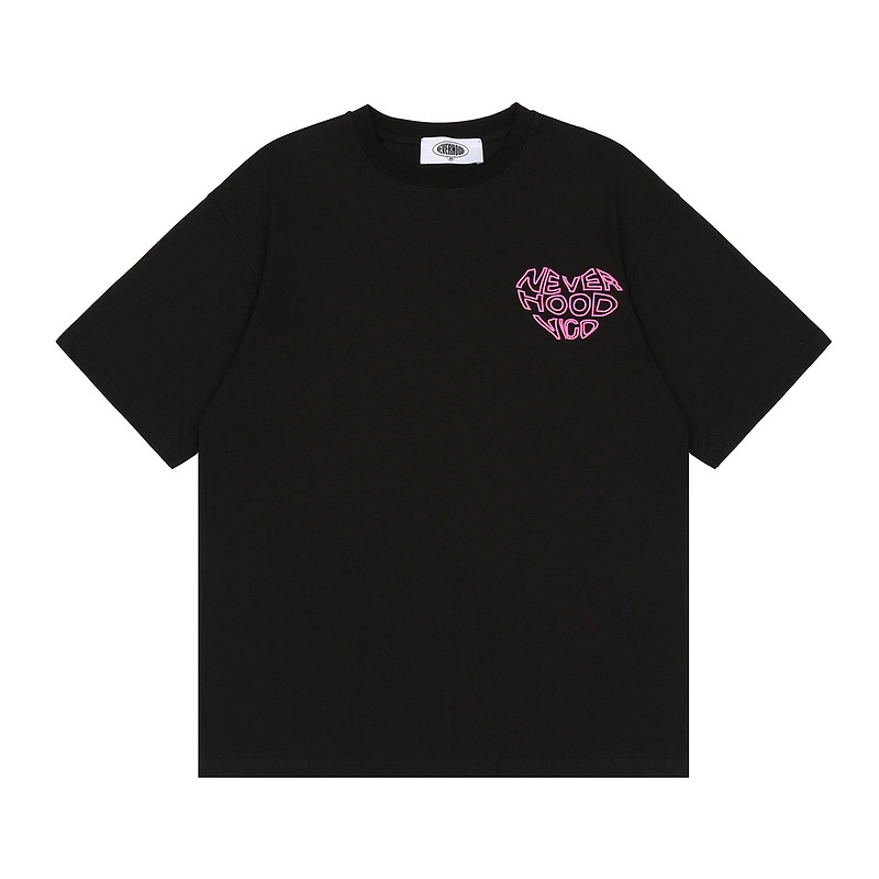 Letter Love Print Short Sleeve T-Shirt 3