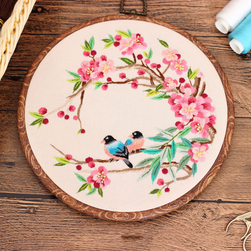 Hand-Embroidered Material Package Chinese Style Needlework Suit 5