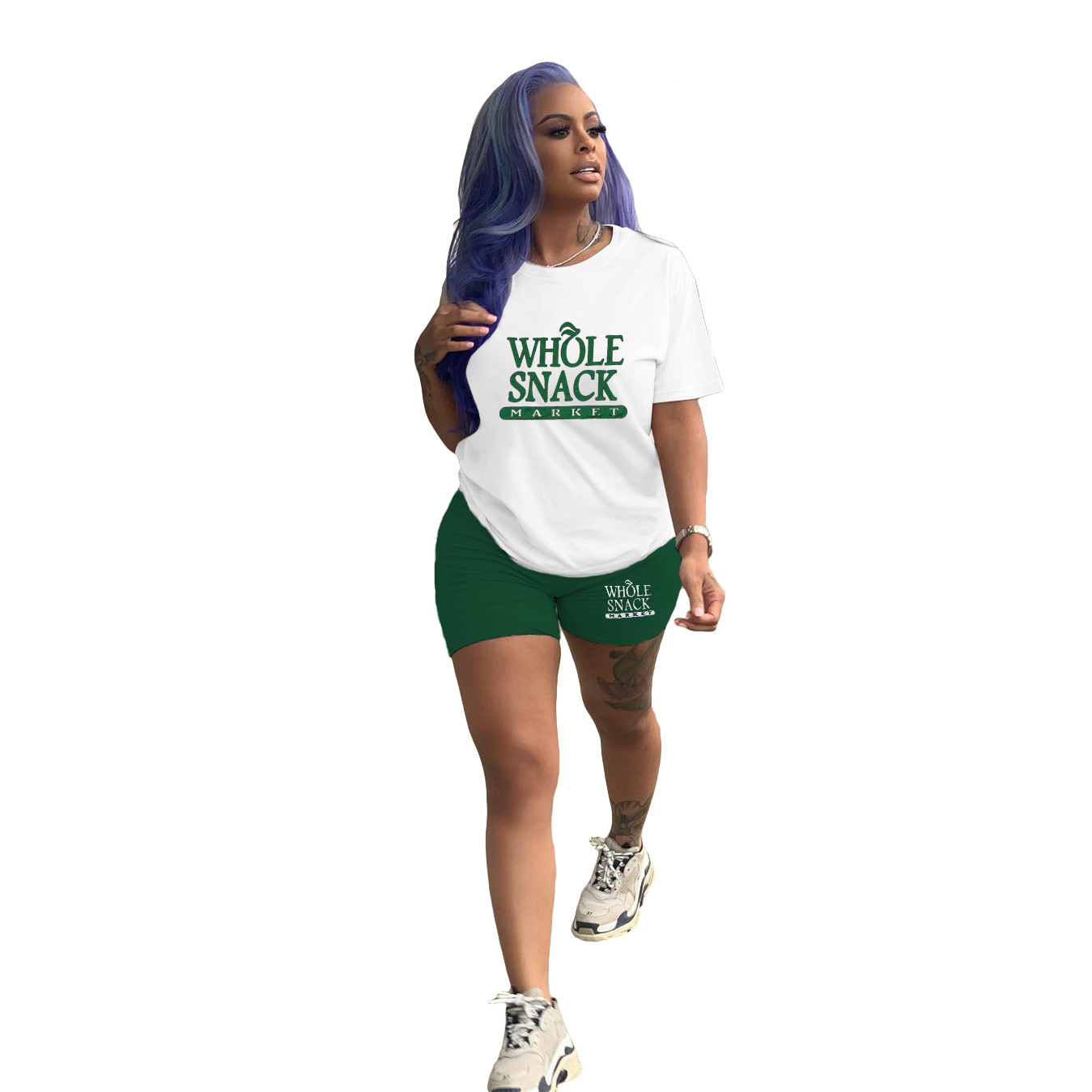 Women's Casual Solid Color Two-Piece Set 2