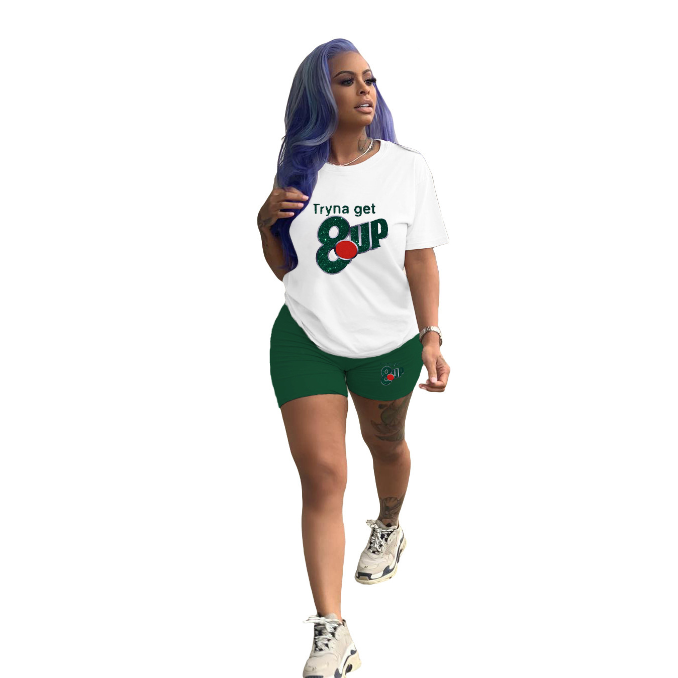 Women's Casual Solid Color Two-Piece Set 4