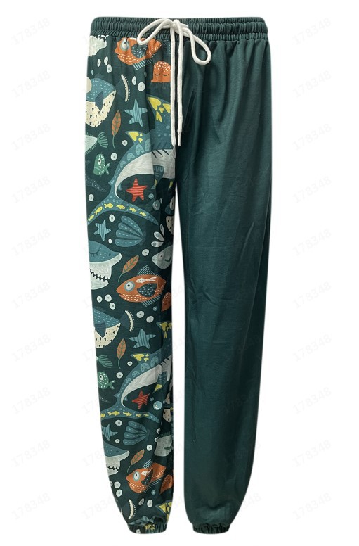 3D Printed Casual Couple Pants 11