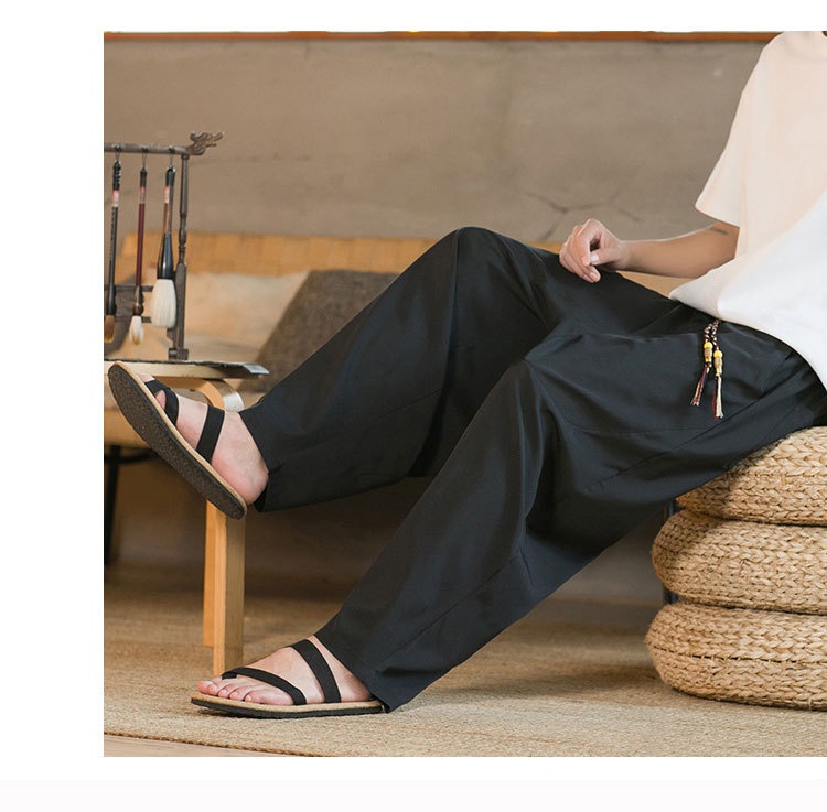 Yamamoto Yaosi Ice Silk Harem Pants for Men 12