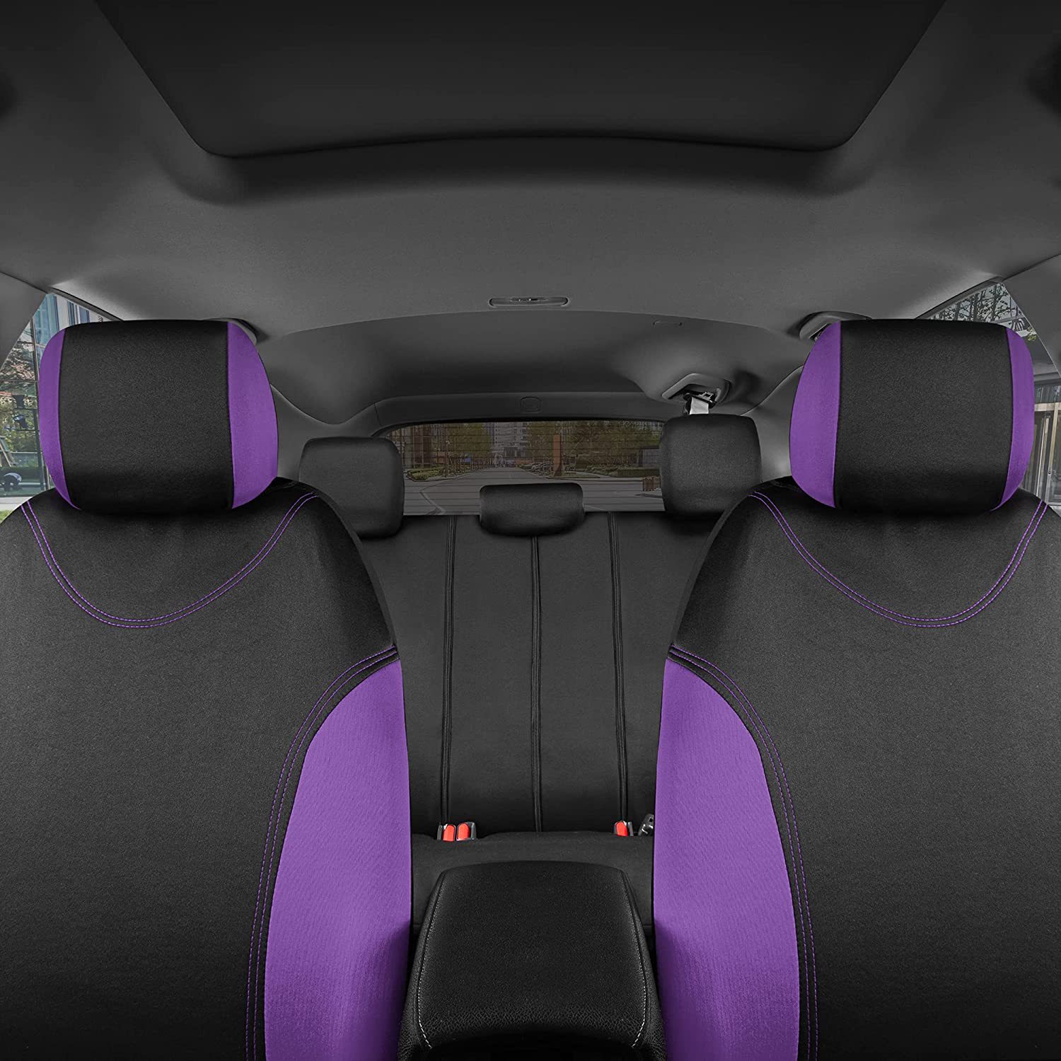 5-Seat Car Seat Cover, Classic And Timeless Design, Thin 2mm Thickness, Suitable For All Seasons 3