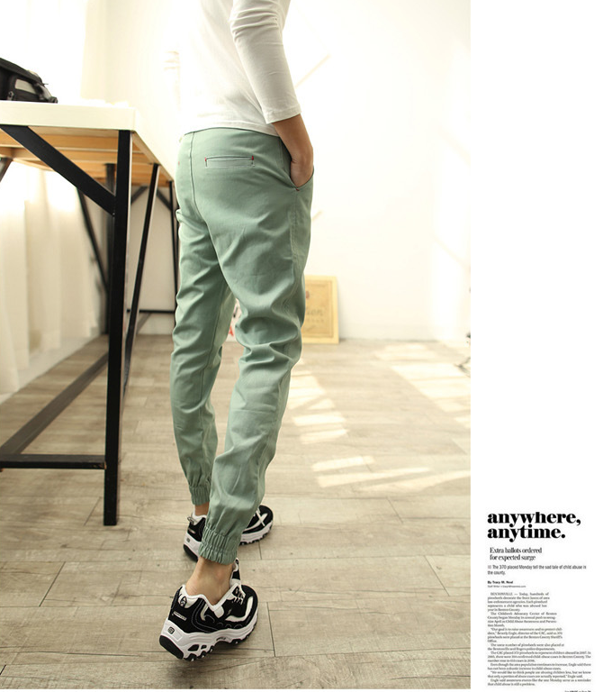Men's Korean Slim Fit Casual Pants 10