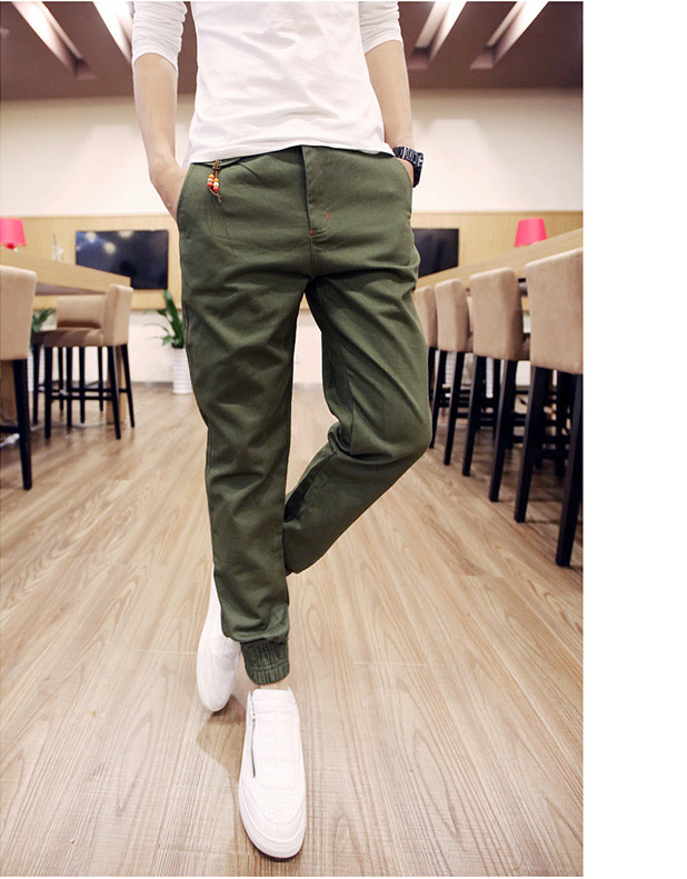 Men's Korean Slim Fit Casual Pants 3