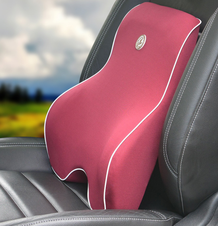Car Memory Cotton Lumbar Suit Pillow Back Pad Waist Car Interior Seat Four Seasons Universal New Slow Rebound 11