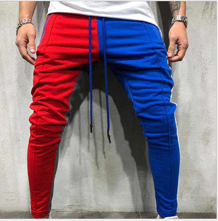 Men's Color Mix Jogger Sweatpants 7