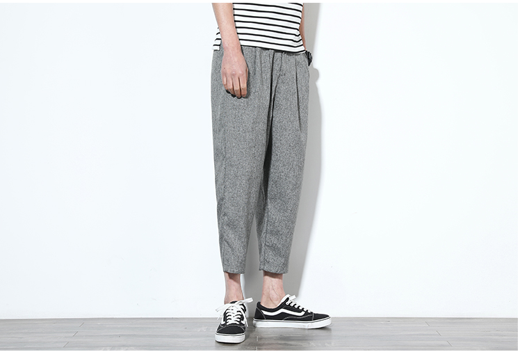 Men's Linen Harem Pants 4