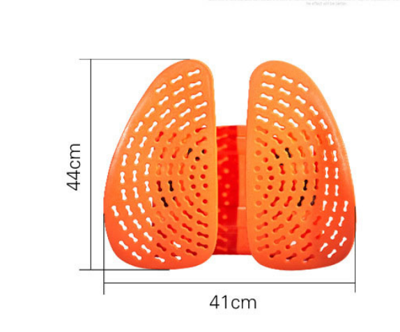Breathable Ergonomic Lumbar Support Cushion Adjustable Height 2