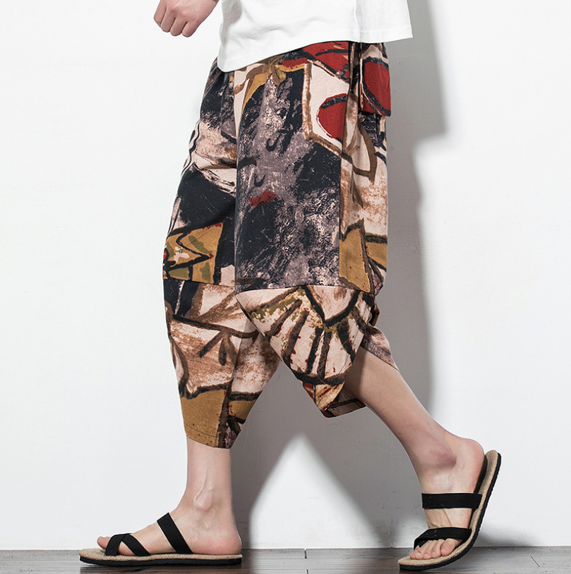Retro Large Size Elephant Pants 6
