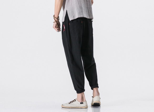 Men's Nine-Point Harem Pants 3