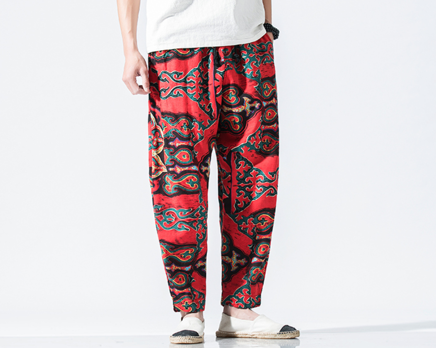Chinese Style Small Foot Lantern Pants 4