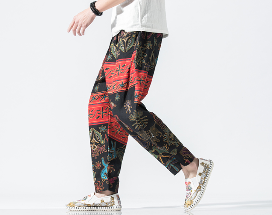Chinese Style Small Foot Lantern Pants 7