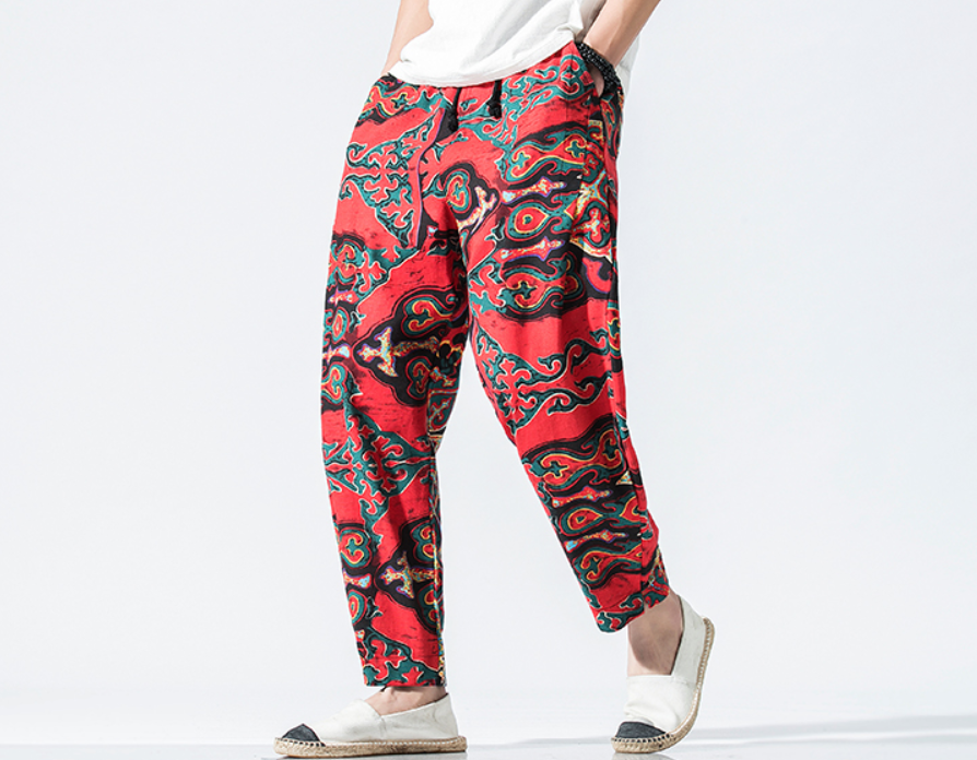 Chinese Style Small Foot Lantern Pants 5