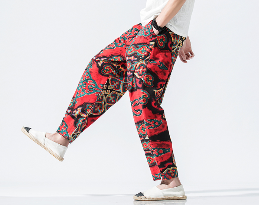 Chinese Style Small Foot Lantern Pants 3