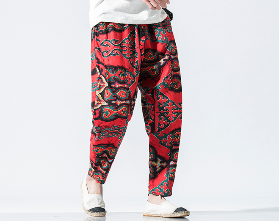 Chinese Style Small Foot Lantern Pants 6