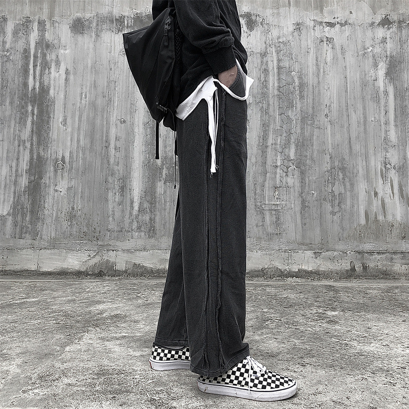 Retro Wide Leg Loose Straight Trousers 3