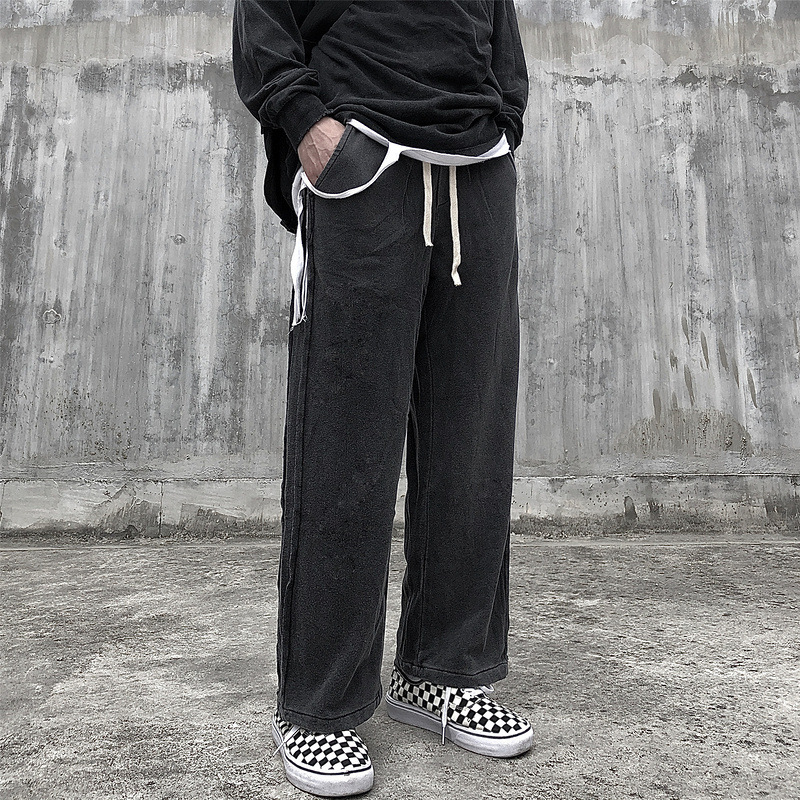 Retro Wide Leg Loose Straight Trousers 2