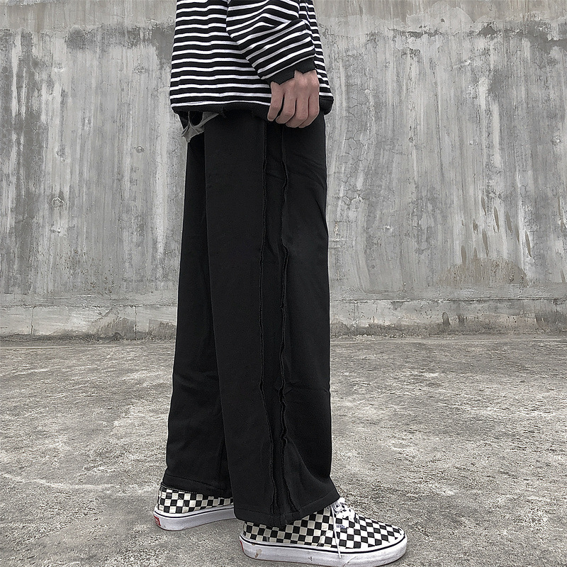 Retro Wide Leg Loose Straight Trousers 4