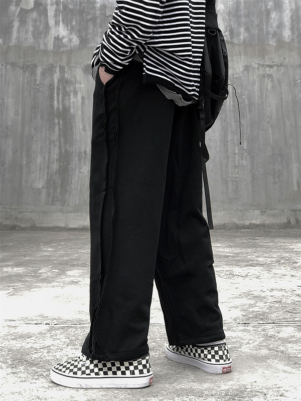 Retro Wide Leg Loose Straight Trousers 6