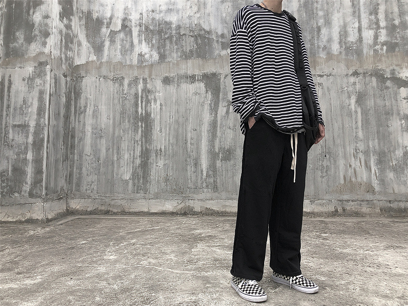 Retro Wide Leg Loose Straight Trousers 8