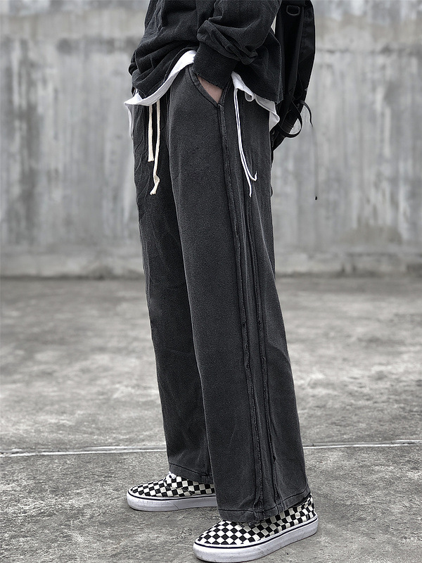 Retro Wide Leg Loose Straight Trousers 5