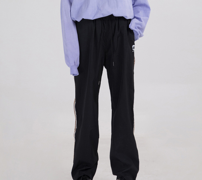 Men's Embroidered Straight Trousers 3