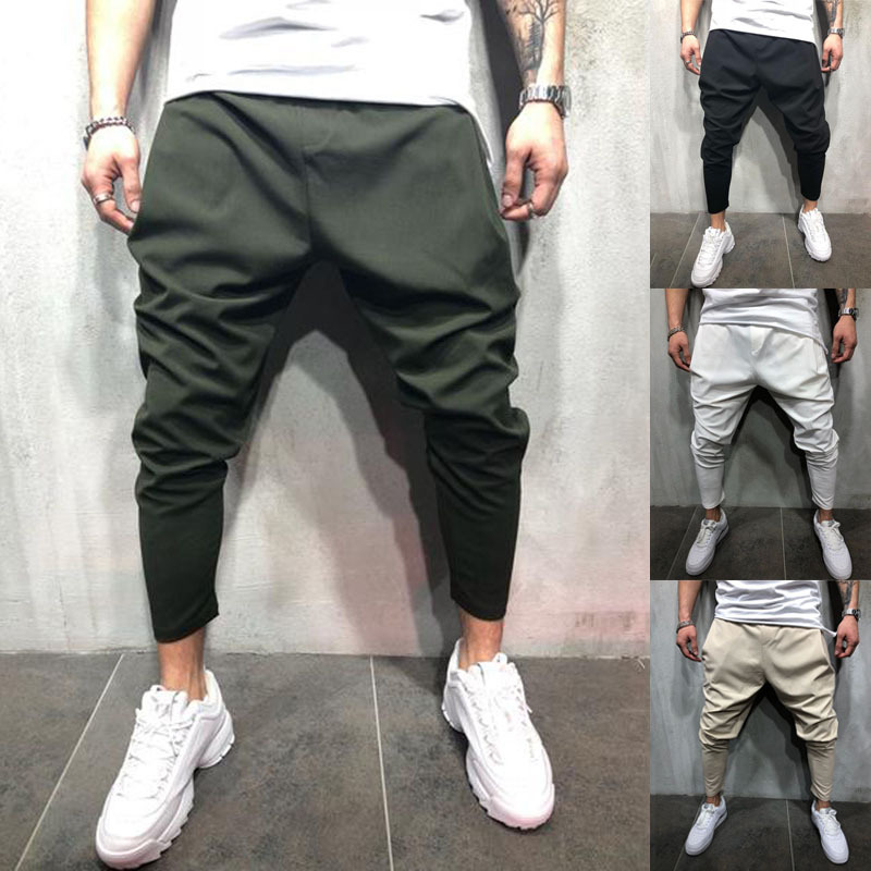 Solid Color Jogging Pants 2
