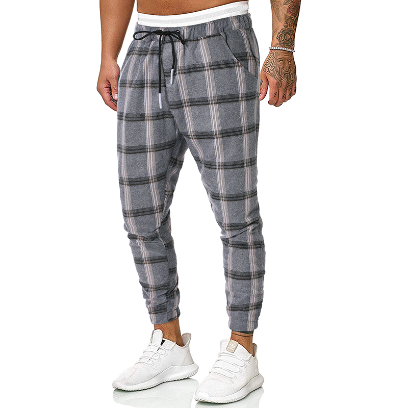 Casual Checkered Trousers 7