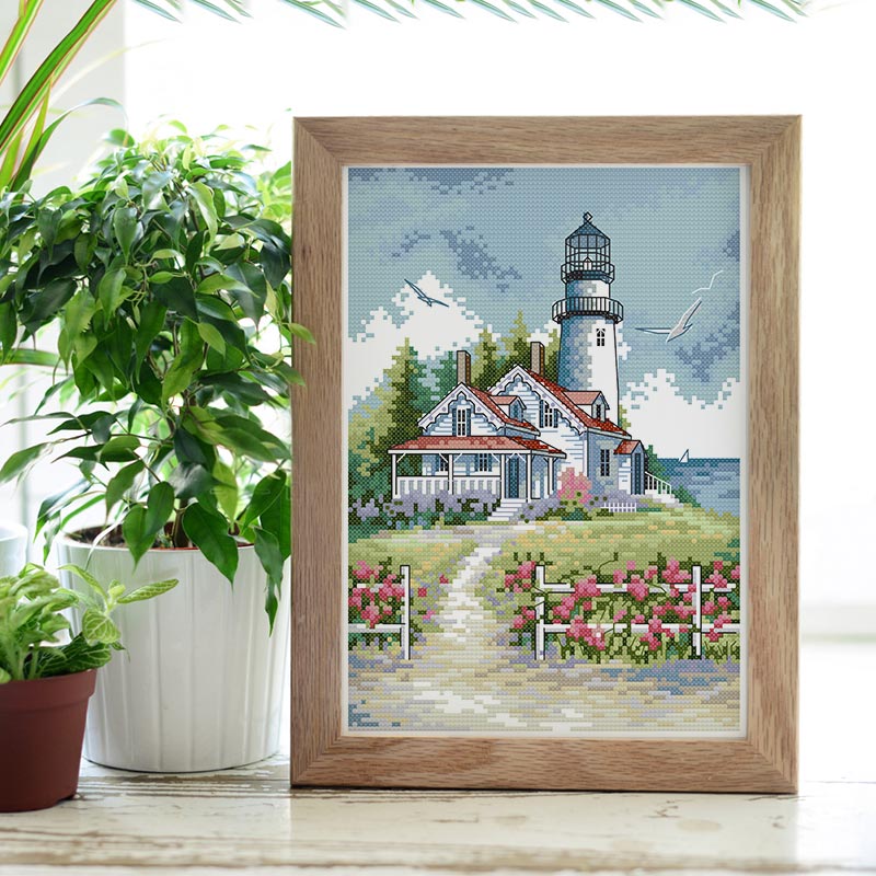 Lighthouse cross stitch 2