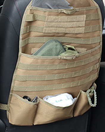 Rear seat organizer of tactical vehicle 6