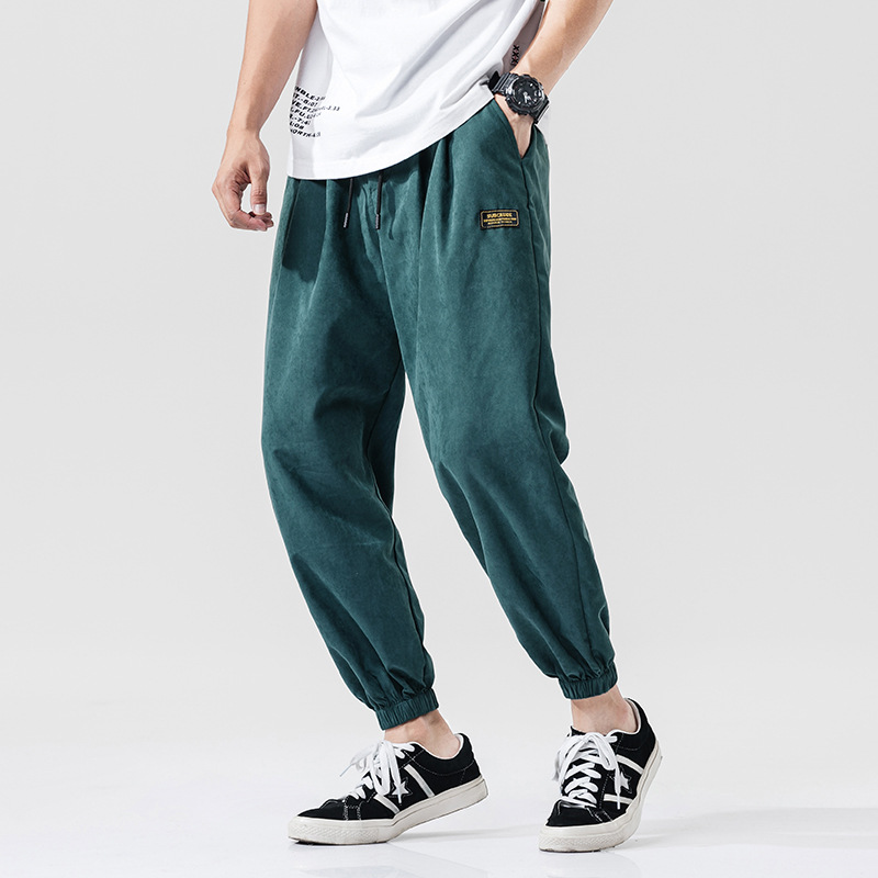 Japanese-Style Loose-Fit Cropped Pants 2